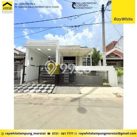 Rumah Strategis Modern Lb 126m2 di Way Halim, Bandar Lampung Rumah Strategis Modern Lb 126m2 di Way Halim, Bandar Lampung