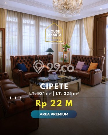 Dijual Tanah Lokasi Cipete, Jakarta Selatan Seluas 931m2 Dijual Tanah Lokasi Cipete, Jakarta Selatan Seluas 931m2