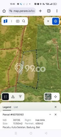 Tanah Siap Bangun Dijual di Badung Punya Luas 11150m2 Tanah Siap Bangun Dijual di Badung Punya Luas 11150m2