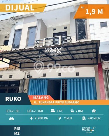 Ruko Usaha Dijual di Blimbing Malang LT 80m2 & LB 160m2 Ruko Usaha Dijual di Blimbing Malang LT 80m2 & LB 160m2