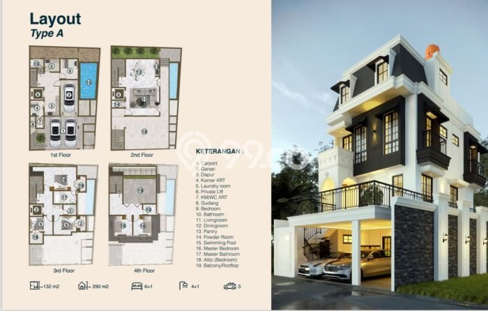 Hunian Mewah LB 290m2 Siap Pakai Desain Elegan di Pejaten, Jakarta Selatan Hunian Mewah LB 290m2 Siap Pakai Desain Elegan di Pejaten, Jakarta Selatan