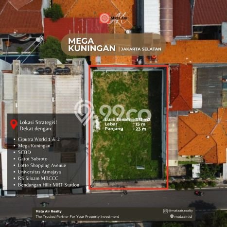 Tanah Dijual di Jakarta Selatan Seluas 351m2 Strategis Tanah Dijual di Jakarta Selatan Seluas 351m2 Strategis