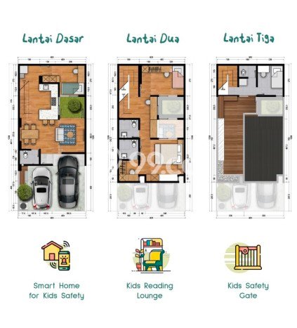 Rumah Minimalis 4 KT LT 100m2 di Bintaro Rumah Minimalis 4 KT LT 100m2 di Bintaro