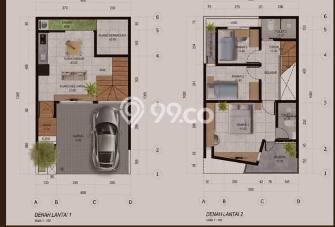 Rumah Modern 3 KT di Bintaro Tangerang Selatan Unfurnished Rumah Modern 3 KT di Bintaro Tangerang Selatan Unfurnished