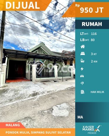 Rumah Modern Cantik 3 Kamar Siap Huni di Blimbing Rumah Modern Cantik 3 Kamar Siap Huni di Blimbing