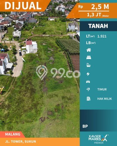 Untuk Dijual Tanah di Sukun Malang Luas 1921m2 SHM Untuk Dijual Tanah di Sukun Malang Luas 1921m2 SHM