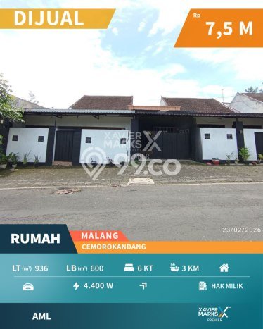 Dijual Hunian Mewah dengan Fasilitas Sekitar Lengkap di Kedungkandang, Malang Dijual Hunian Mewah dengan Fasilitas Sekitar Lengkap di Kedungkandang, Malang