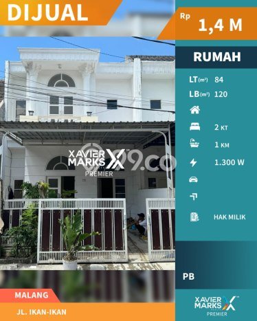 Jual Rumah Favorit Siap Huni LB 120m2 di Blimbing, Malang Jual Rumah Favorit Siap Huni LB 120m2 di Blimbing, Malang