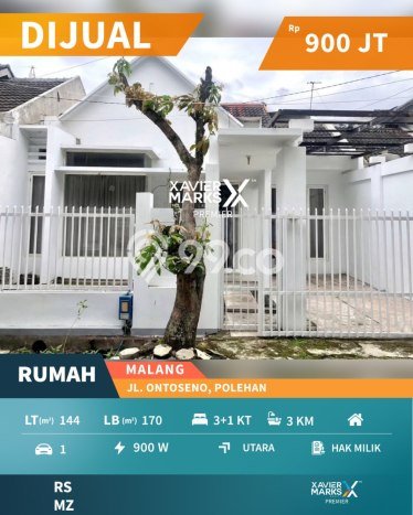 Dijual Cepat Rumah Bagus Siap Huni LB 170m2 di Blimbing, Malang Dijual Cepat Rumah Bagus Siap Huni LB 170m2 di Blimbing, Malang