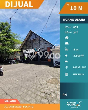 Komersial Komersial Dijual di Blimbing Malang LT 855m2 & LB 347m2 Komersial Komersial Dijual di Blimbing Malang LT 855m2 & LB 347m2