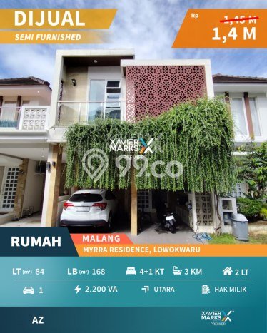 Rumah Strategis Minimalis Lb 168m2 di Lowokwaru, Malang Rumah Strategis Minimalis Lb 168m2 di Lowokwaru, Malang