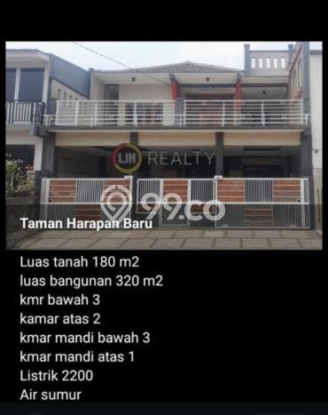 Rumah Minimalis 5 KT di Harapan Baru Bekasi Unfurnished Rumah Minimalis 5 KT di Harapan Baru Bekasi Unfurnished