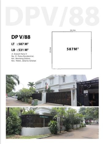 Ready to Use! Luxury House LT 587m2 Desain Elegan di patra kuningan Ready to Use! Luxury House LT 587m2 Desain Elegan di patra kuningan