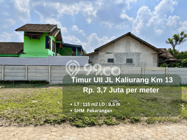 Tanah di Ngemplak, Luas 115m2m², Kawasan Bisnis Tanah di Ngemplak, Luas 115m2m², Kawasan Bisnis