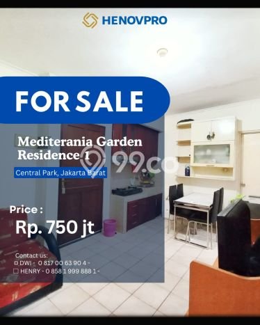 Apartemen Terawat Dijual di Jakarta Barat Spesifikasi 2 KT, 1 KM Apartemen Terawat Dijual di Jakarta Barat Spesifikasi 2 KT, 1 KM