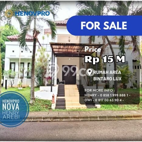 Hunian Nyaman bagi Keluarga di Sektor 9-Bintaro - LT 450m² Hunian Nyaman bagi Keluarga di Sektor 9-Bintaro - LT 450m²