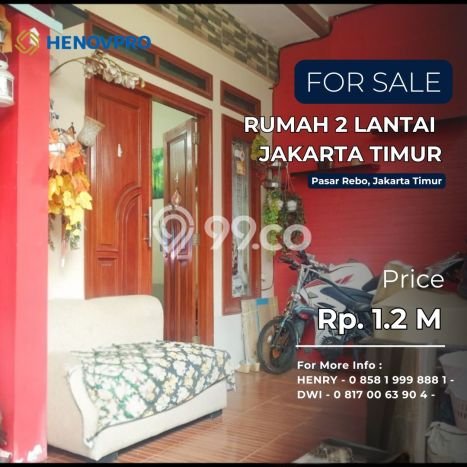Rumah Bagus di Pasar Rebo, Jakarta Timur, Luas Tanah 74m², LB 150m² Rumah Bagus di Pasar Rebo, Jakarta Timur, Luas Tanah 74m², LB 150m²