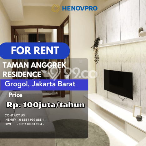 Jarang Ada! Unit Apartemen Hemat di Grogol Petamburan, Jakarta Barat 1 Kamar Tidur dan 1 Kamar Mandi Jarang Ada! Unit Apartemen Hemat di Grogol Petamburan, Jakarta Barat 1 Kamar Tidur dan 1 Kamar Mandi