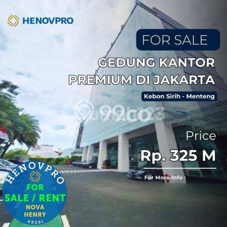 LOKASI STRATEGIS! Kantor di Kebon Sirih, Luas 6290m², Area Bisnis LOKASI STRATEGIS! Kantor di Kebon Sirih, Luas 6290m², Area Bisnis