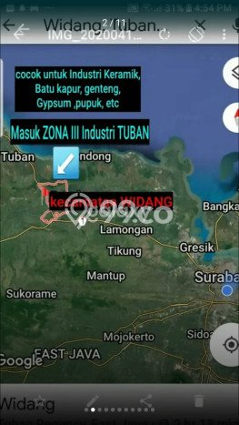 Lahan Dijual Lokasi Widang, Tuban dengan Luas Tanah 40000m2 dan Status SHM Lahan Dijual Lokasi Widang, Tuban dengan Luas Tanah 40000m2 dan Status SHM