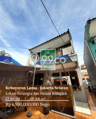 Siap Huni Rumah Mewah 7 Kamar di Kebayoran Lama Dekat ke Mana Pun Siap Huni Rumah Mewah 7 Kamar di Kebayoran Lama Dekat ke Mana Pun
