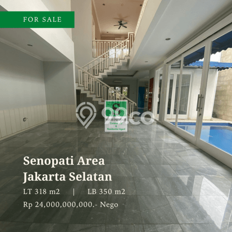 Rumah Elit LB 350m2 Siap Huni Desain Elegan di Senopati, Jakarta Selatan Rumah Elit LB 350m2 Siap Huni Desain Elegan di Senopati, Jakarta Selatan