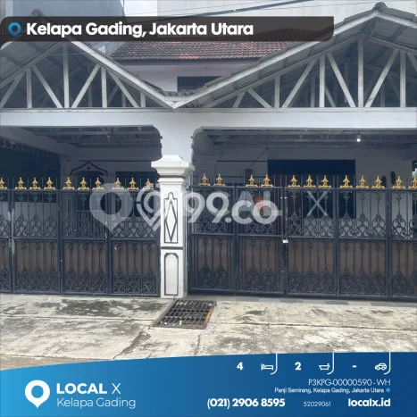 Lokasi strategis! Rumah siap huni disewakan di Kelapa Gading LB 112m2 Lokasi strategis! Rumah siap huni disewakan di Kelapa Gading LB 112m2