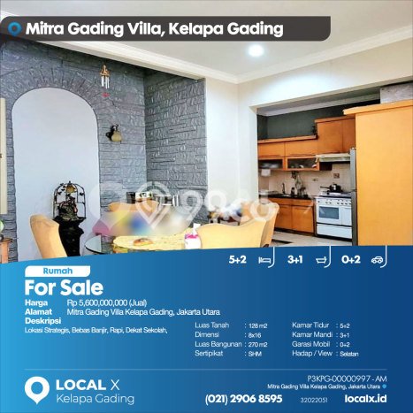 Dijual Rumah Premium dengan Fasilitas Sekitar Lengkap di Kelapa Gading, Jakarta Utara Dijual Rumah Premium dengan Fasilitas Sekitar Lengkap di Kelapa Gading, Jakarta Utara