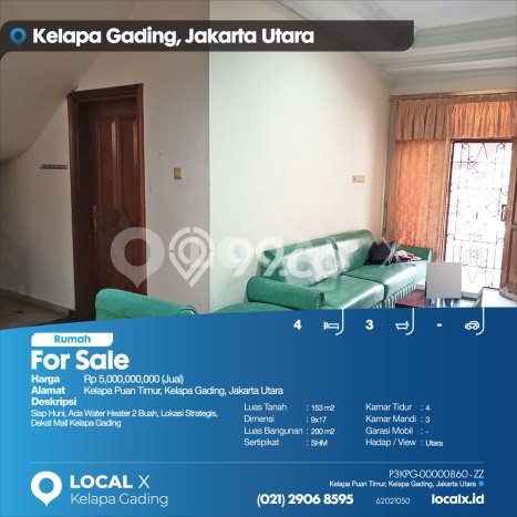 Dijual Rumah Elit Exclusive di Kelapa Gading, Jakarta Utara Dijual Rumah Elit Exclusive di Kelapa Gading, Jakarta Utara