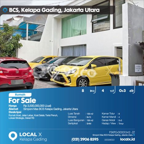 Siap Huni Rumah Mewah 8 Kamar di Kelapa Gading Dekat ke Mana Saja Siap Huni Rumah Mewah 8 Kamar di Kelapa Gading Dekat ke Mana Saja