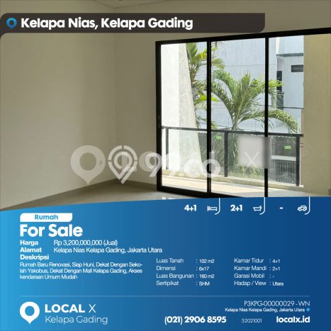 Dijual Hunian Mewah dengan Fasilitas Sekitar Komplit di Kelapa Gading, Jakarta Utara Dijual Hunian Mewah dengan Fasilitas Sekitar Komplit di Kelapa Gading, Jakarta Utara