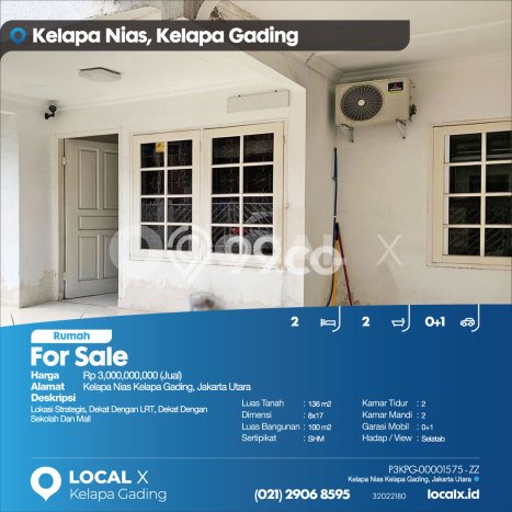 Siap Huni Rumah Mewah 2 Kamar di Kelapa Gading Dekat ke Mana Pun Siap Huni Rumah Mewah 2 Kamar di Kelapa Gading Dekat ke Mana Pun