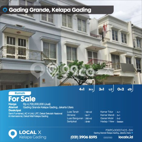 Siap Huni Hunian Elit 4 Kamar di Kelapa Gading Dekat ke Mana Saja Siap Huni Hunian Elit 4 Kamar di Kelapa Gading Dekat ke Mana Saja