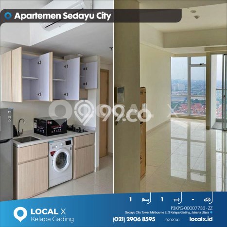 Unit Apartemen Dijual di Kelapa Gading, Jakarta Utara, dengan 1 Bedroom, 1 Bathroom Unit Apartemen Dijual di Kelapa Gading, Jakarta Utara, dengan 1 Bedroom, 1 Bathroom