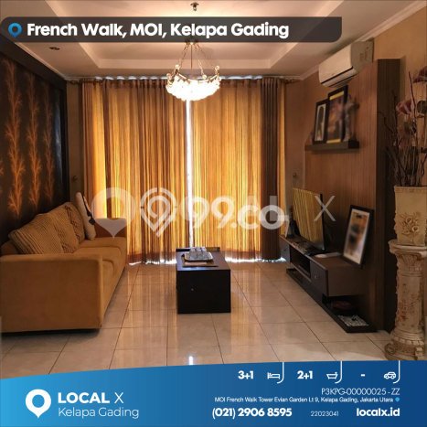 Hunian Apartemen Mewah & Eksklusif 3 BR di Kelapa Gading, Jakarta Utara Hunian Apartemen Mewah & Eksklusif 3 BR di Kelapa Gading, Jakarta Utara