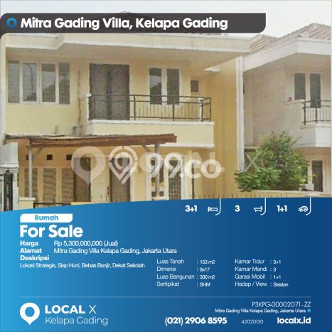 For Sale Rumah Mewah Exclusive di Kelapa Gading, Jakarta Utara For Sale Rumah Mewah Exclusive di Kelapa Gading, Jakarta Utara