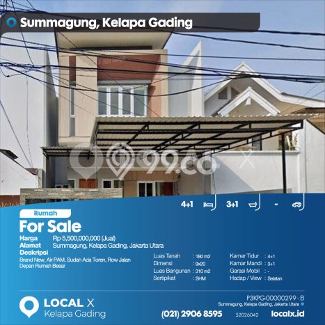 For Sale Rumah Mewah Exclusive di Kelapa Gading, Jakarta Utara For Sale Rumah Mewah Exclusive di Kelapa Gading, Jakarta Utara