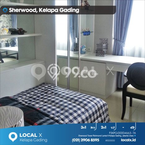 FOR SALE Hunian Apartemen High-Class di Kelapa Gading dengan 3 Kamar Tidur & Luas 142m2 FOR SALE Hunian Apartemen High-Class di Kelapa Gading dengan 3 Kamar Tidur & Luas 142m2