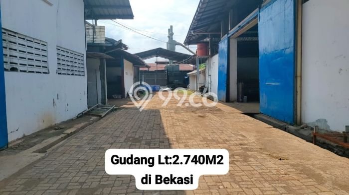 Unit Gudang Dijual di Tambun Utara Bekasi Luas Tanah 2740m2, Luas Bangunan 2000m2 Unit Gudang Dijual di Tambun Utara Bekasi Luas Tanah 2740m2, Luas Bangunan 2000m2