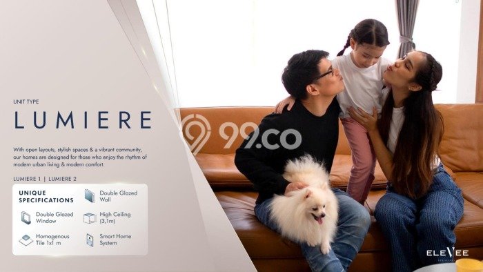 Hunian Apartemen Eksklusif untuk Dijual di Tangerang dengan 2 BR & 2 Kamar Mandi Hunian Apartemen Eksklusif untuk Dijual di Tangerang dengan 2 BR & 2 Kamar Mandi