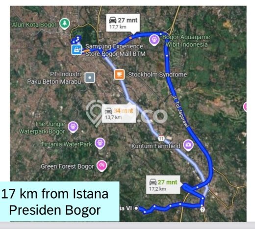 Dijual Tanah 6806m2 di Rancamaya, Bogor Dijual Tanah 6806m2 di Rancamaya, Bogor