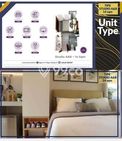 Apartemen Disewakan 1 Kamar Murah Siap Huni di Jakarta Utara, Luas 14m2 Apartemen Disewakan 1 Kamar Murah Siap Huni di Jakarta Utara, Luas 14m2