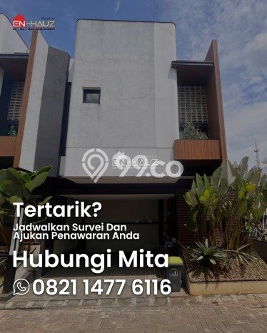 Rumah Modern Minimalis 3 Kamar Siap Huni di BSD Rumah Modern Minimalis 3 Kamar Siap Huni di BSD
