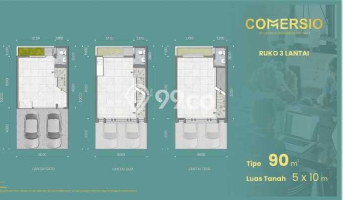 Dijual! Ruko di BSD City Tangerang LT 50m2 / LB 90m2 Kawasan Strategis Dijual! Ruko di BSD City Tangerang LT 50m2 / LB 90m2 Kawasan Strategis