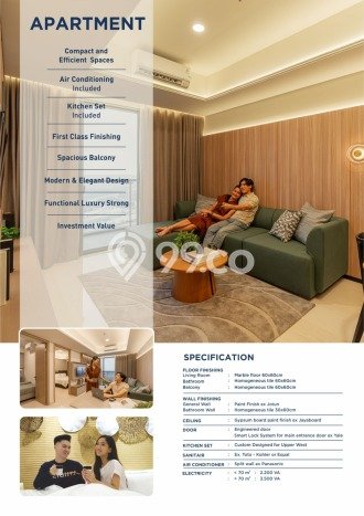 Paling Dicari! Apartemen Premium Dijual di BSD City Punya 2 Bedroom Paling Dicari! Apartemen Premium Dijual di BSD City Punya 2 Bedroom