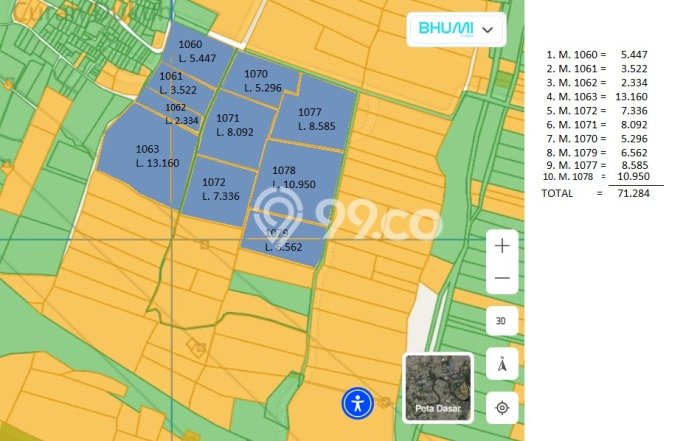 Tanah untuk Dijual Lokasi Rembang, Pasuruan Luas 70000m2 - Tanah untuk Dijual Lokasi Rembang, Pasuruan Luas 70000m2 -