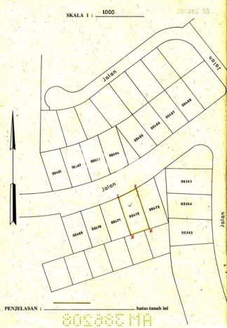 Lahan untuk Dijual Lokasi Sambikerep, Surabaya Luas 594m2 - Lahan untuk Dijual Lokasi Sambikerep, Surabaya Luas 594m2 -
