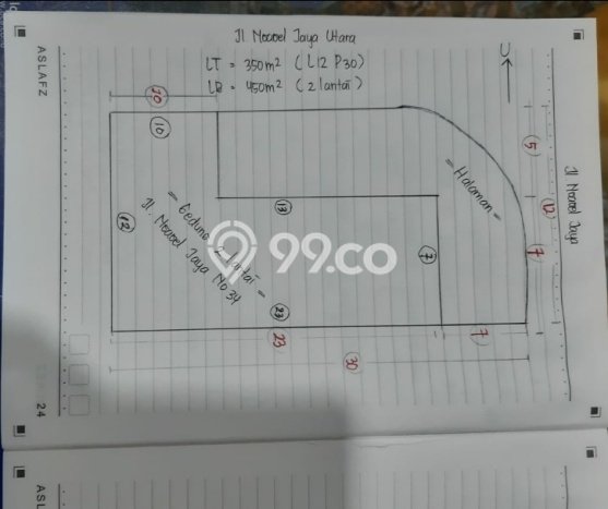 Kantor untuk Disewa di Pusat Surabaya Luas Bangunan 500m2 Kantor untuk Disewa di Pusat Surabaya Luas Bangunan 500m2