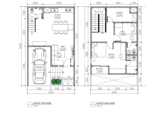Rumah Modern 2 Kamar LT 60m2 di Green Garden Rumah Modern 2 Kamar LT 60m2 di Green Garden