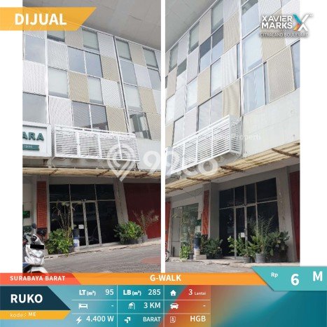 Unit Ruko Dijual di Surabaya LT 95m2 & LB 285m2 Unit Ruko Dijual di Surabaya LT 95m2 & LB 285m2